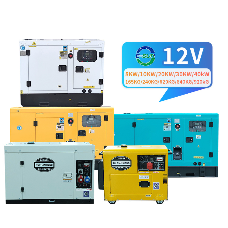 Venta directa de fábrica 3-5KW silencioso generador diesel portátil de bajo ruido fuente de alimentación de emergencia doméstica