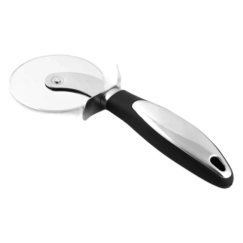 Stainless steel pizza knife shovel tool hob pizza wheel knife pizza Western food cutter household pizza baking tool