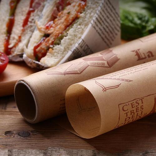 Kitchen baking baking paper double-sided oil-absorbing paper food special pad paper oven silicone paper tray pad paper wrapping paper