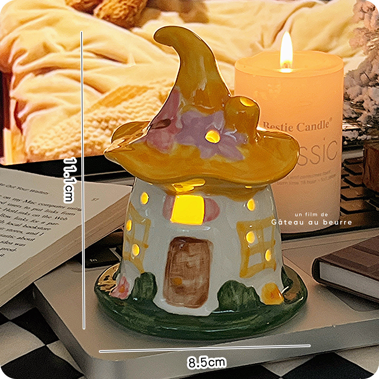 Casa mágica Luz de noche - amarillo