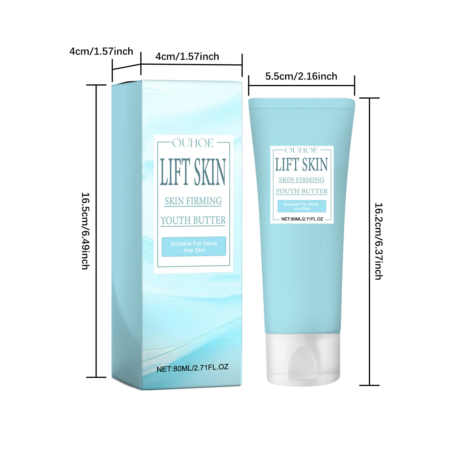 OUHOE Firming Anti Wrinkle Moisturizes Deep Moisturizing Skin Firming, Brightening and Nutritive Body Cream (Straffende, aufhellende und nährende Körpercreme für die Haut)_voghion.com