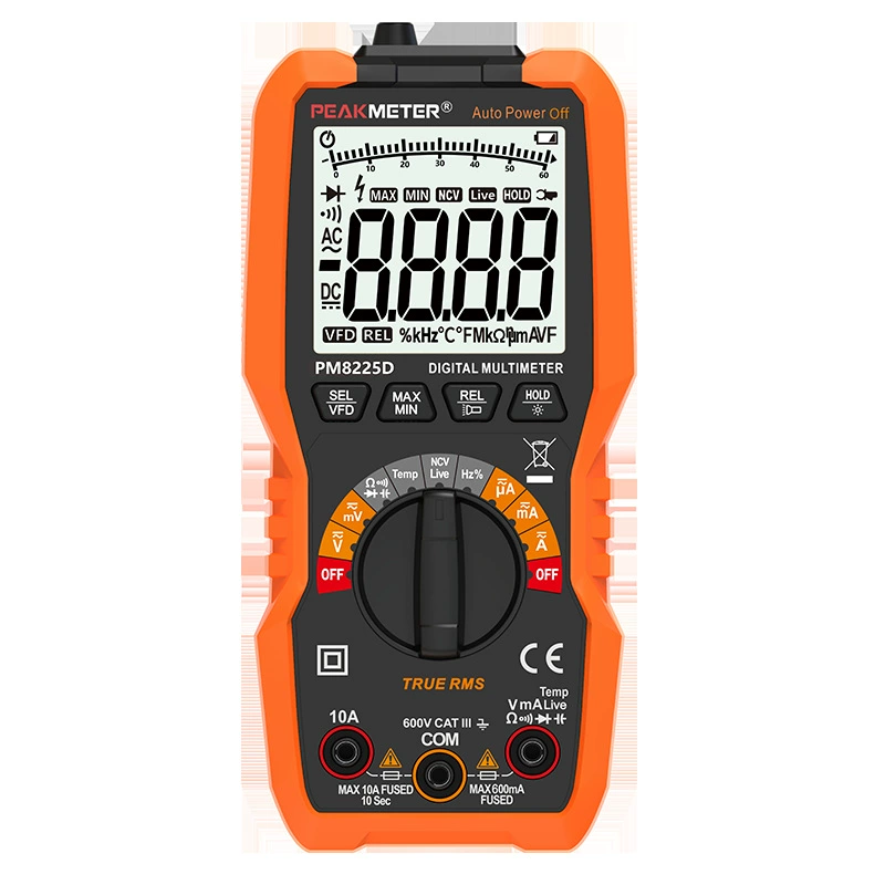 Huayi PM8225D цифровой мультиметр полуавтоматический домашний электрик ремонт универсальный измерительный высокоточный тест