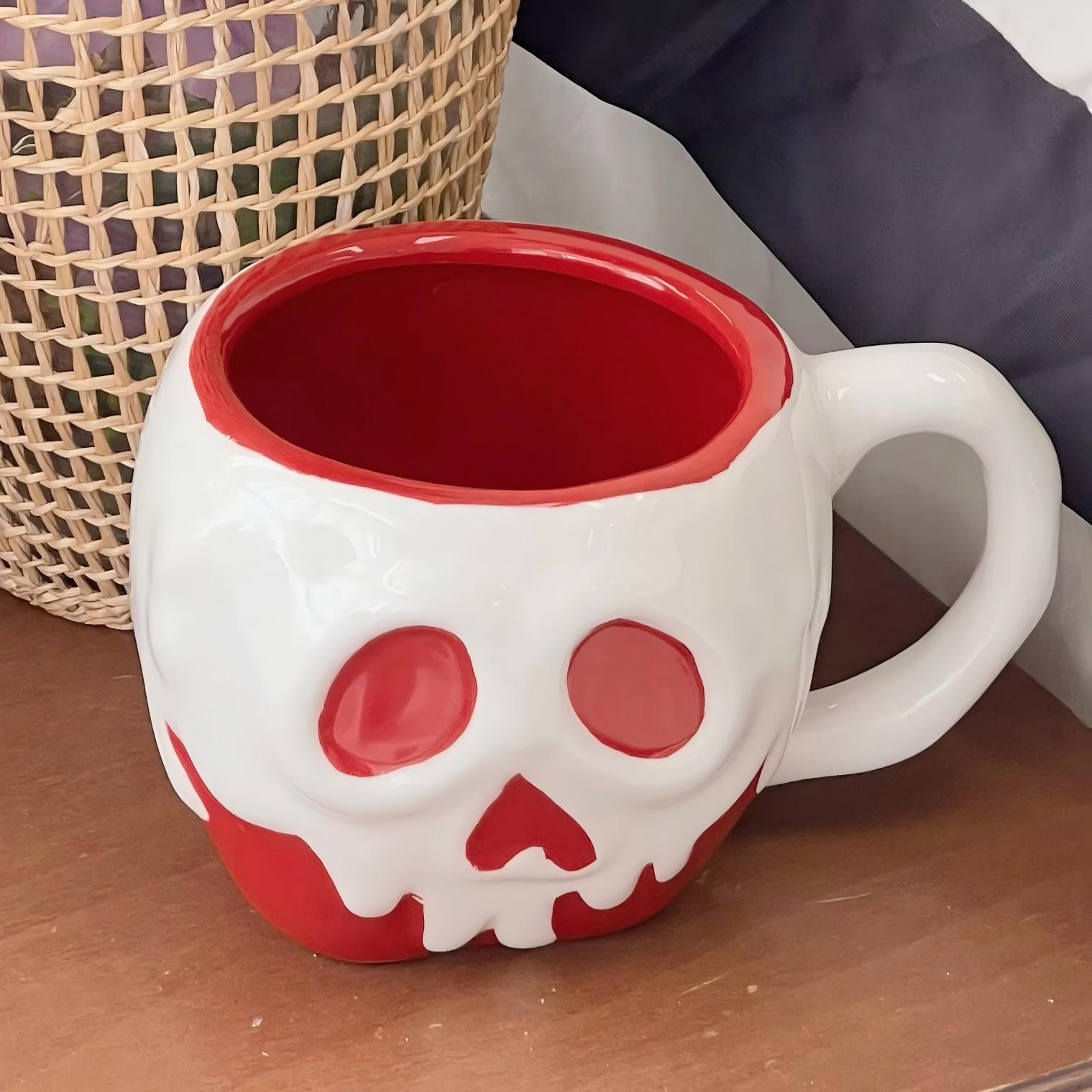 Creativo Halloween calaveras taza de cerámica personalidad extraña viento Qin Sheng taza de cerámica adornos de regalo