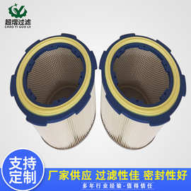 定制工业除尘滤芯六耳快拆卡盘厂家批发空气除尘滤筒防静电滤清器