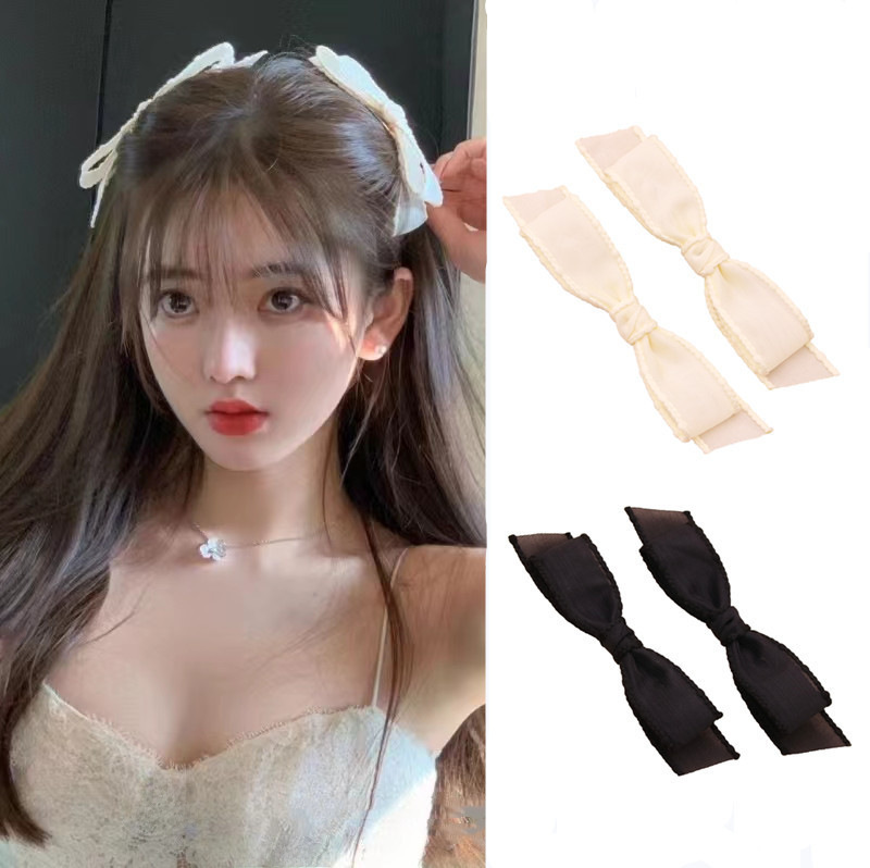 Frühling und Sommer Neue Ankunft Bogen Kopfbedeckungen 2023 Haarnadel Frauen Seite Pony Clip Schöne Rückseite des Kopfes Haar Zubehör_voghion.com