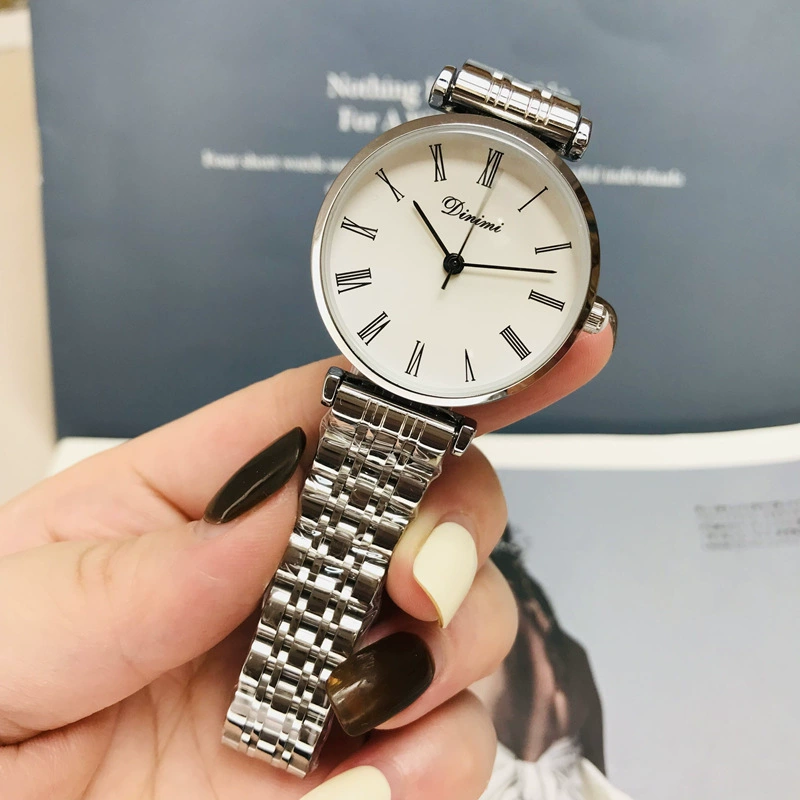 Стильный ремешок часов Timni Fashion из нержавеющей стали, водостойчные женские часы, простой и элегантный дизайн