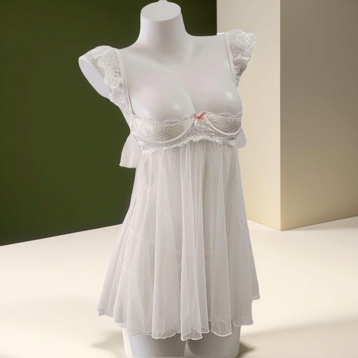 흰색 잠옷 + 속옷