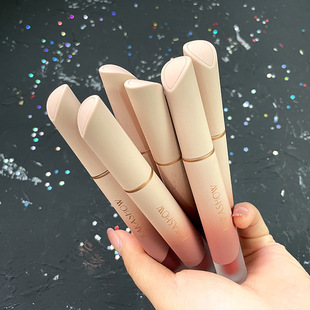 KAKASHOW Cream Matte Lip Glaze Velvet Fog Waterproof Easy to Fell Female Students Plain White Lip Mud