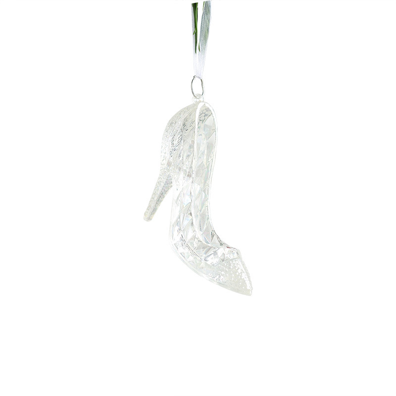 Nuevos productos transfronterizos transparentes y coloridos colgantes de Navidad campana Maya acrílico colgantes de cristal decoración de Navidad