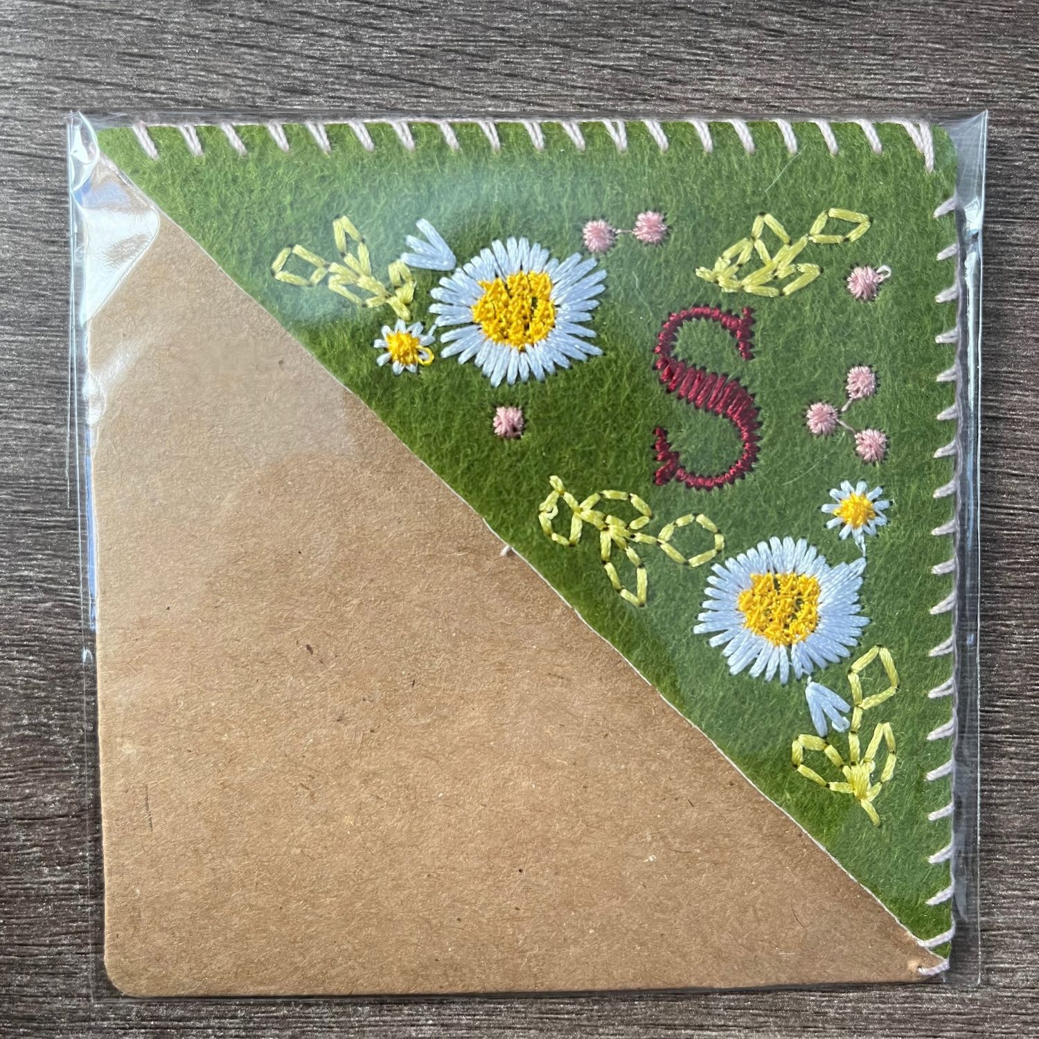 Four Seasons bordado hecho a mano marcador personalizado bordado cornerbookmark