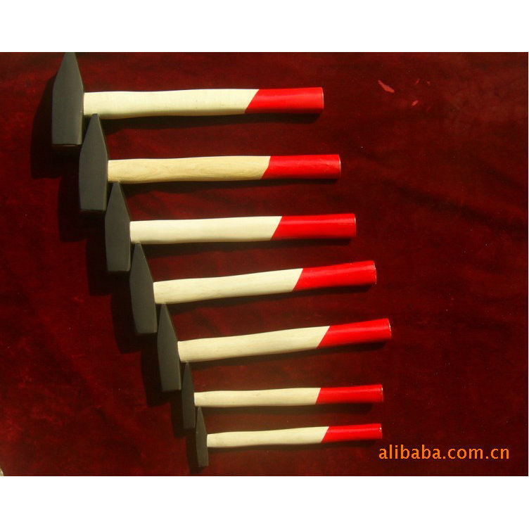 供应钳工锤子45#钢木柄塑柄纤维柄