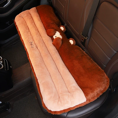 Multi-function pad Single-Piece Car Seat Pad Cute - monkey-rear-row-long-seat-cushion