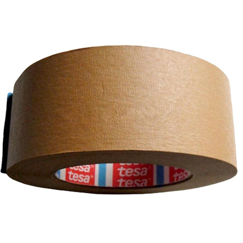 德莎TESA-4341棕色美纹纸耐高温遮蔽胶带 汽车喷漆皱纹纸胶带