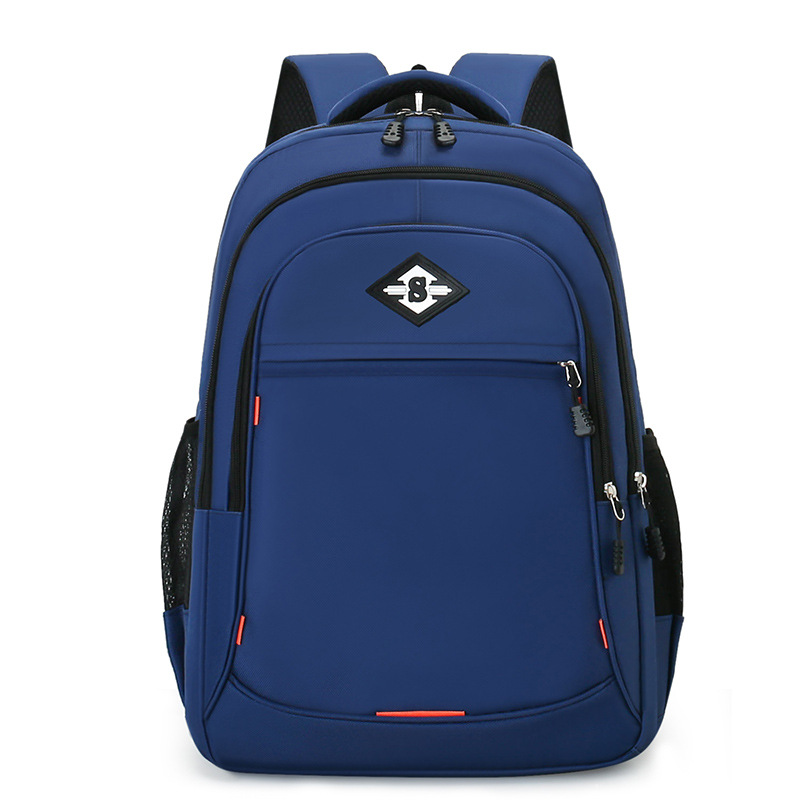 Ventas directas de fábrica 2024 nueva mochila casual de nailon para computadora de 15 pulgadas moda contraste color gran capacidad mochila escolar para estudiantes