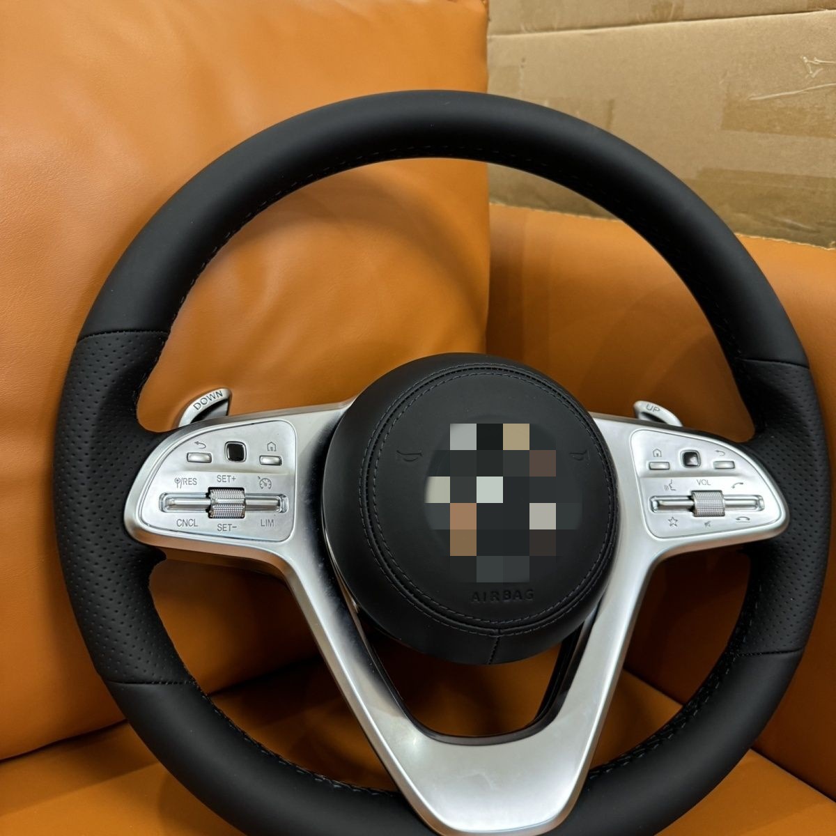 Factory Direct Sales Suitable for Mercedes S-Class Maybach Nappa Leather Universal Steering Wheel Assembly for All Models, Old to New Conversion