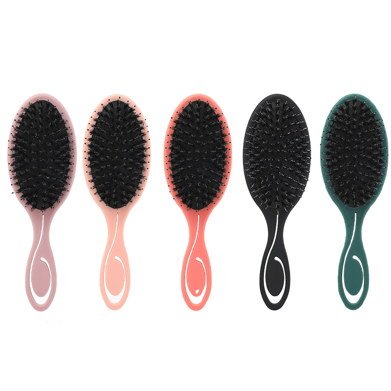 Exportaciones transfronterizas, peine de melena de cerdo, peine de pelo suave, peine de colchón de aire superior esponjoso para mujer portátil, peine de pelo