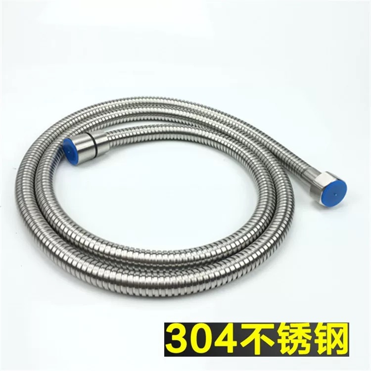 1.5m SUS304 stainless steel shower hose shower pipe lengthened shower head hooded bathroom water heater 3