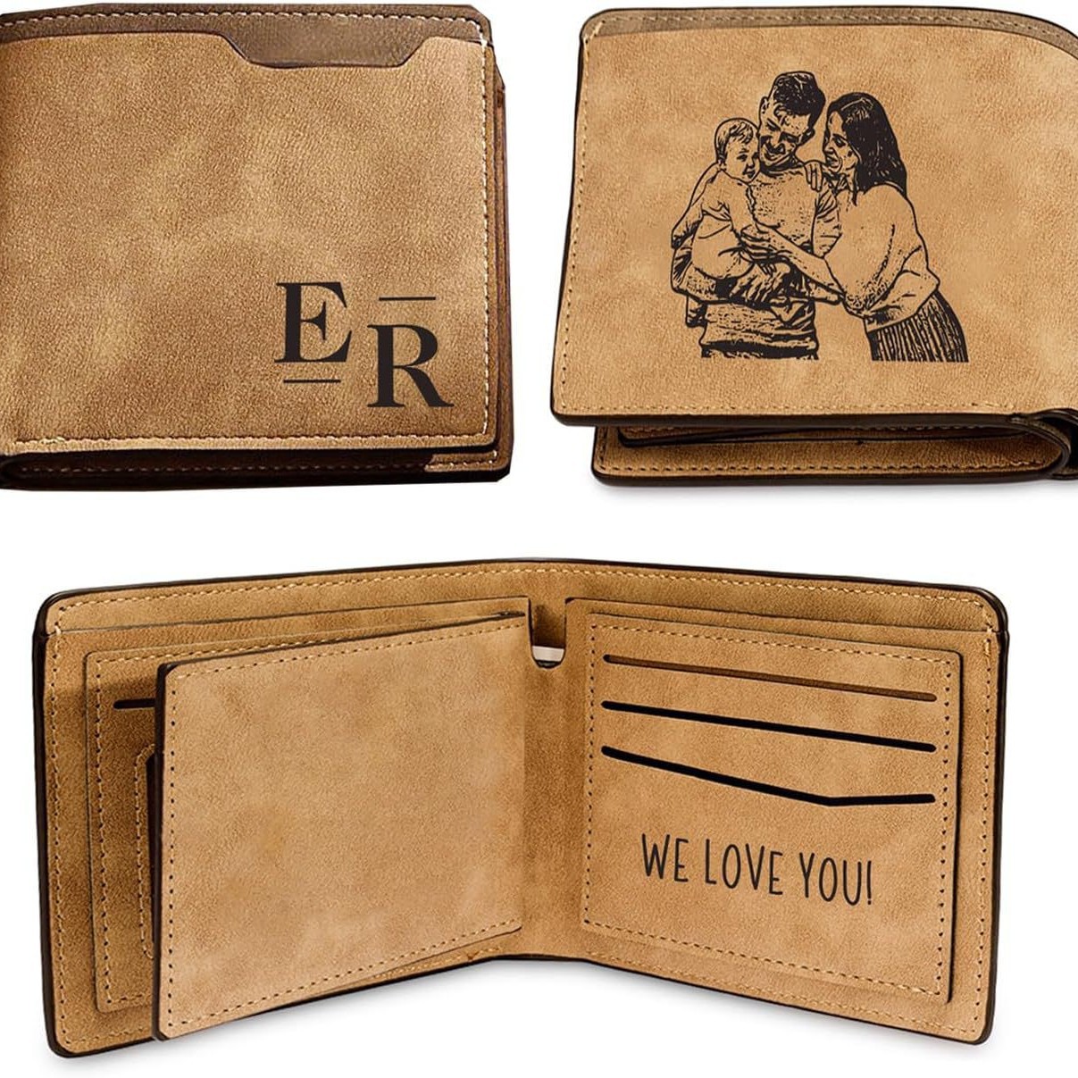 Amazon nuevo tipo de cartera para hombres de alto nivel, nuevo diseño de patrón corto de cuero de vaca, bolso de cambio de cuero para hombres