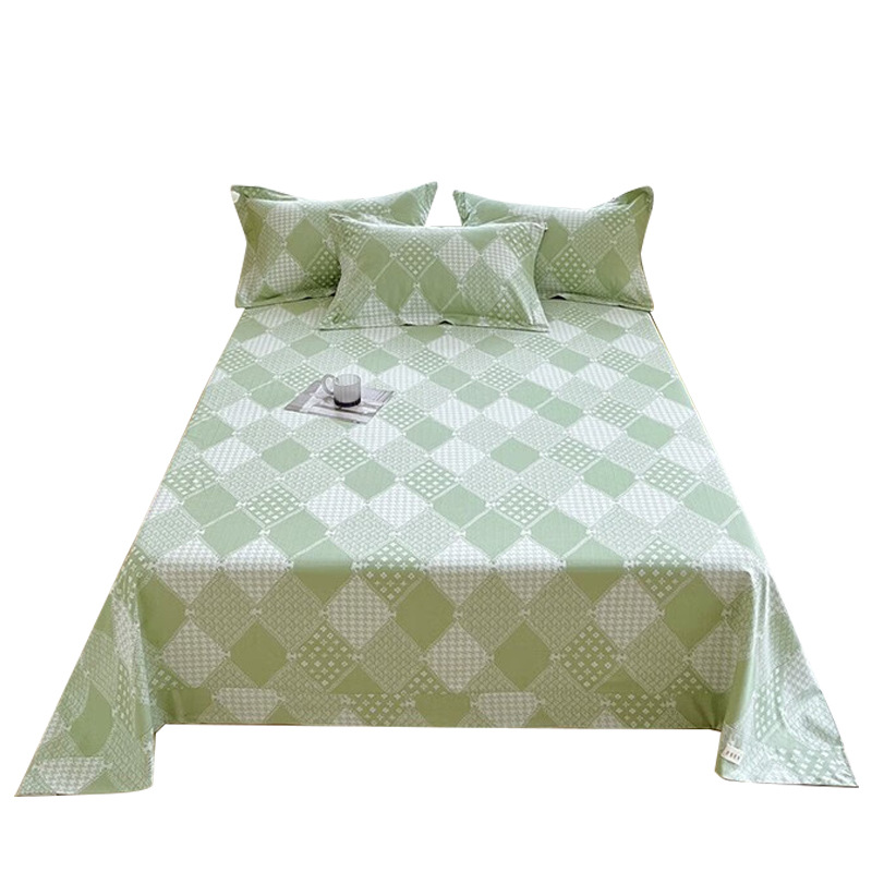 Ropa de cama de tela gruesa vieja de algodón grueso de verano, funda protectora de colchón de algodón de una sola pieza, funda de cama, funda de cama, sábana