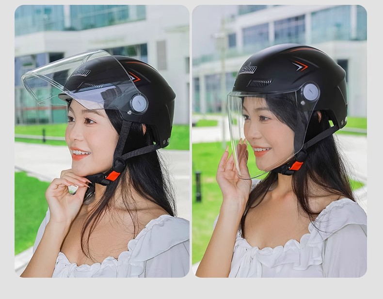Electric Vehicle Helmet 3C Certified Men and Women Summer Sun Protection Breathable Half Helmet Battery Motorcycle Helmet