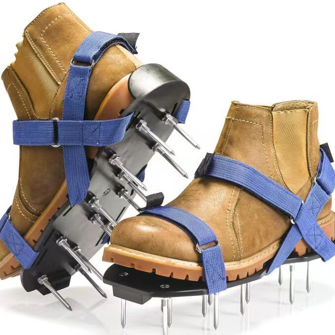 Lawn Nail Shoes 4.2cm Lawn Inflatable Lawn Loosen Shoes Self Leveling Epoxy Garden Tools Cross-border New