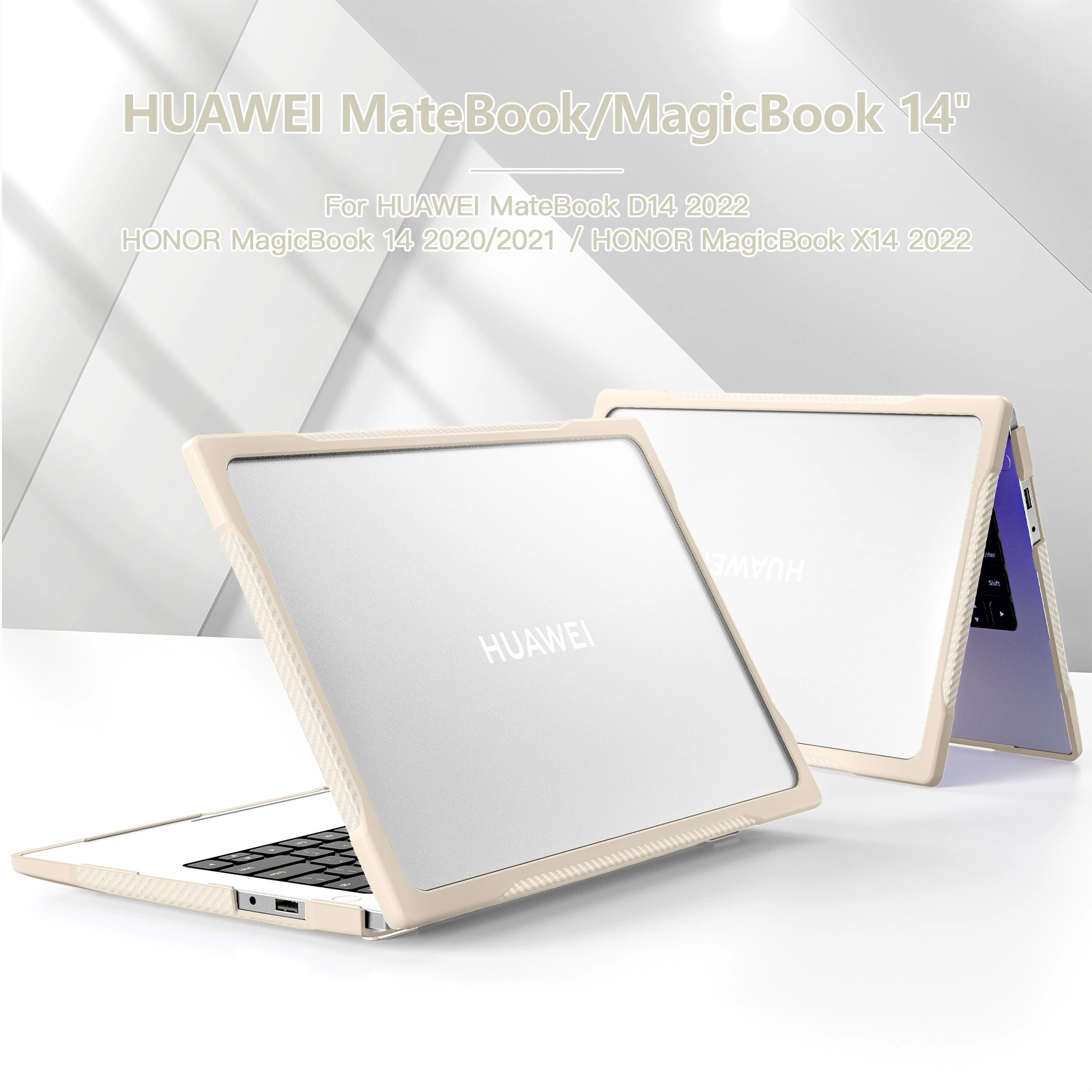 Ноутбучный чехол из матового защитного корпуса совместимый с Huawei, Honor, для ноутбука, MagicBook, X14