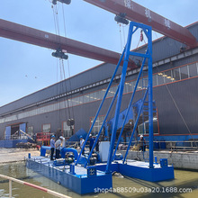 水库射吸式抽沙船 河道疏浚挖沙淘金船 绞吸式洗沙选金船吸力