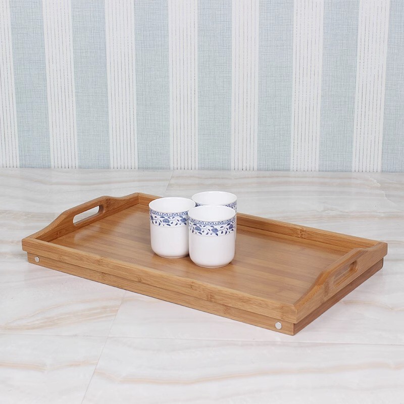 Bamboo Bed Tray Table with Folding Legs Foldable Portable Laptop Tray Snack Morning Meal Tray Bamboo Bed Tray Table with Folding Legs Foldable Portable Laptop Tray Snack Morning Meal Tray