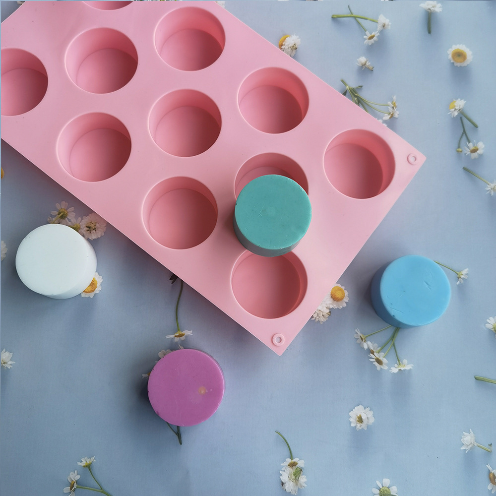 11 cilindro 31 molde de silicona pastel helado pudín molde de postre jabón utensilios de cocción