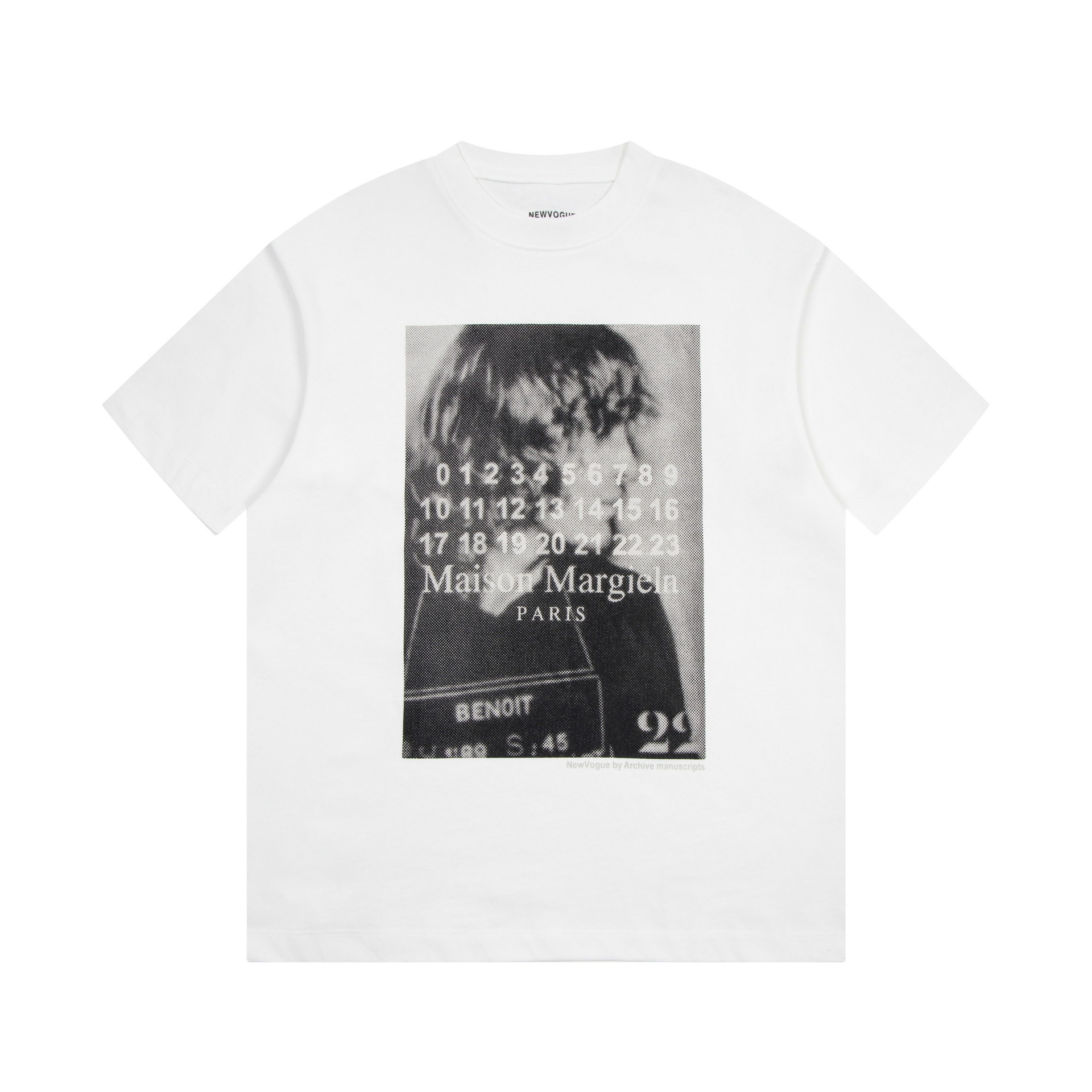 Maison Margiela Numeric Graphic T-shirt White