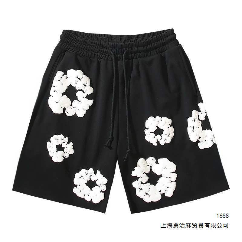 American-style ins trendy casual shorts for men, summer floral print drawstring basketball loose straight-leg knee-length shorts for men American-style ins trendy casual shorts for men, summer floral print drawstring basketball loose straight-leg knee-length shorts for men