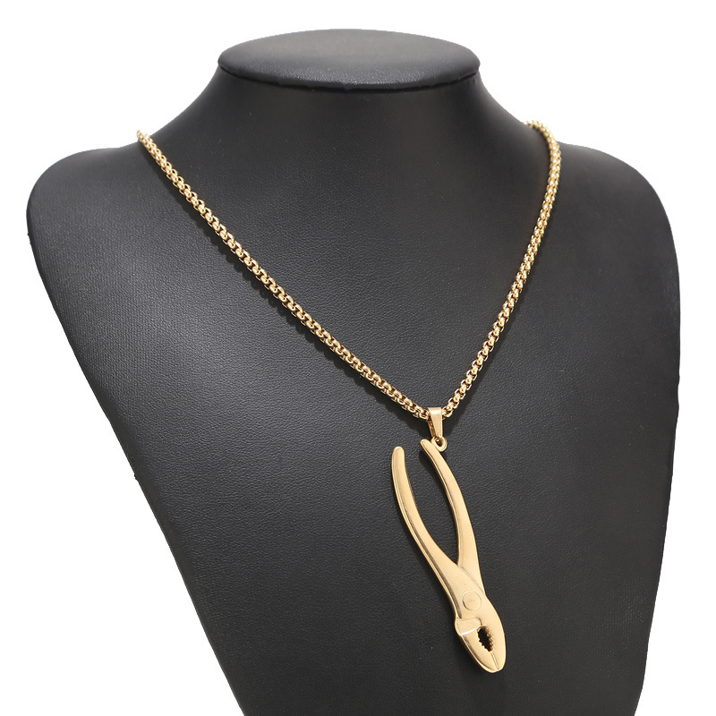 Wholesale Jewelry Retro Scissors Spoon Kitchen Knife 304 Stainless Steel Plating display picture 16