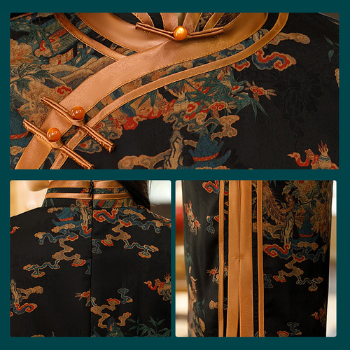 Retro Chinese Dress oriental Qipao Cheongsam for women paragraphs couture qipao fashion dress restoring ancient ways