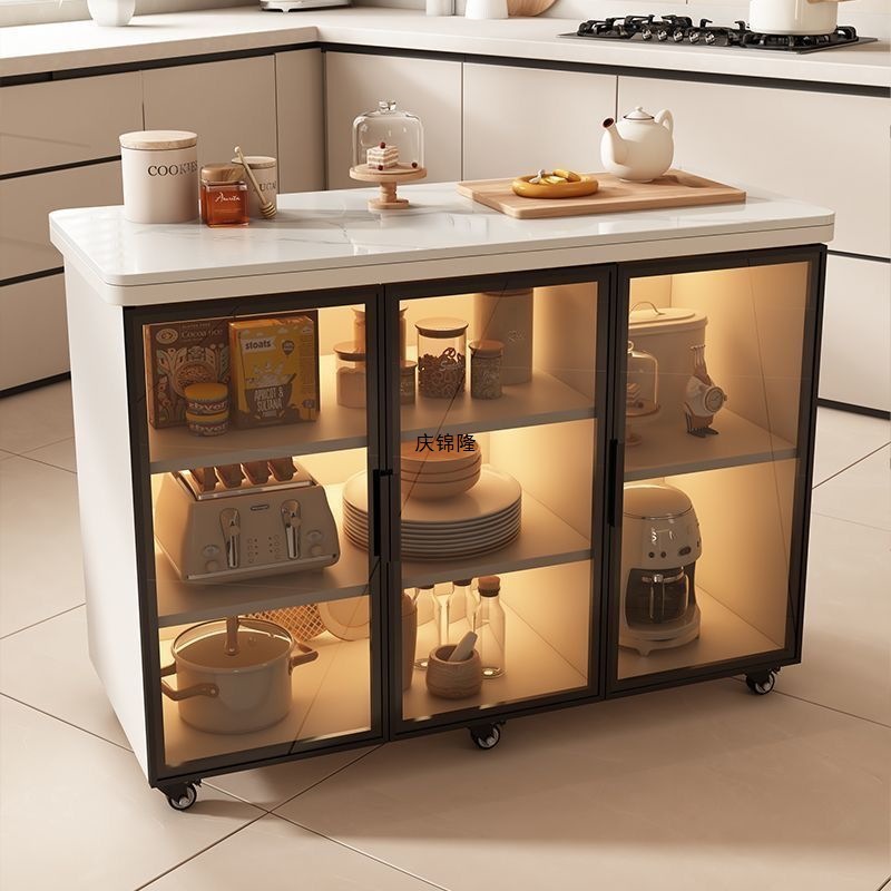 Sideboard Tea Cabinet Home Living Room Wall Cabinet Kitchen Dish Cabinet Storage Storage Rack Cabinet