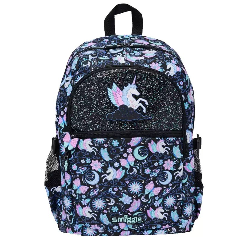 Smiggle grande kt Stitch mochila de gran capacidad de descompresión de doble hombro de dibujos animados