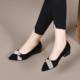 Single-layer shoes for women 2023 Spring and Autumn new shallow mouth pointed high heels women's fashionable fashionable fashionable leather shoes all-match elegant women's shoes