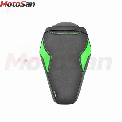 soft front and rear seat cushion | Motorcycle cushion - rear-seat-cushion-green-original-seat-height