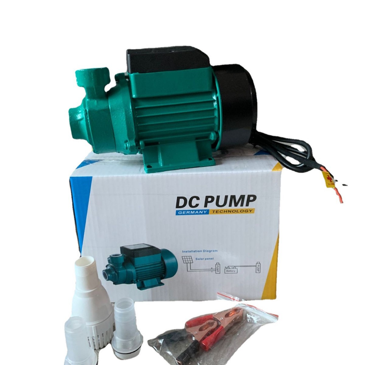 出口自吸泵QB60型号12v24v太阳能吸水抽水岸泵电瓶带动