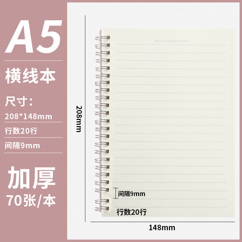 Línea de A5-horizontal (10 copias)