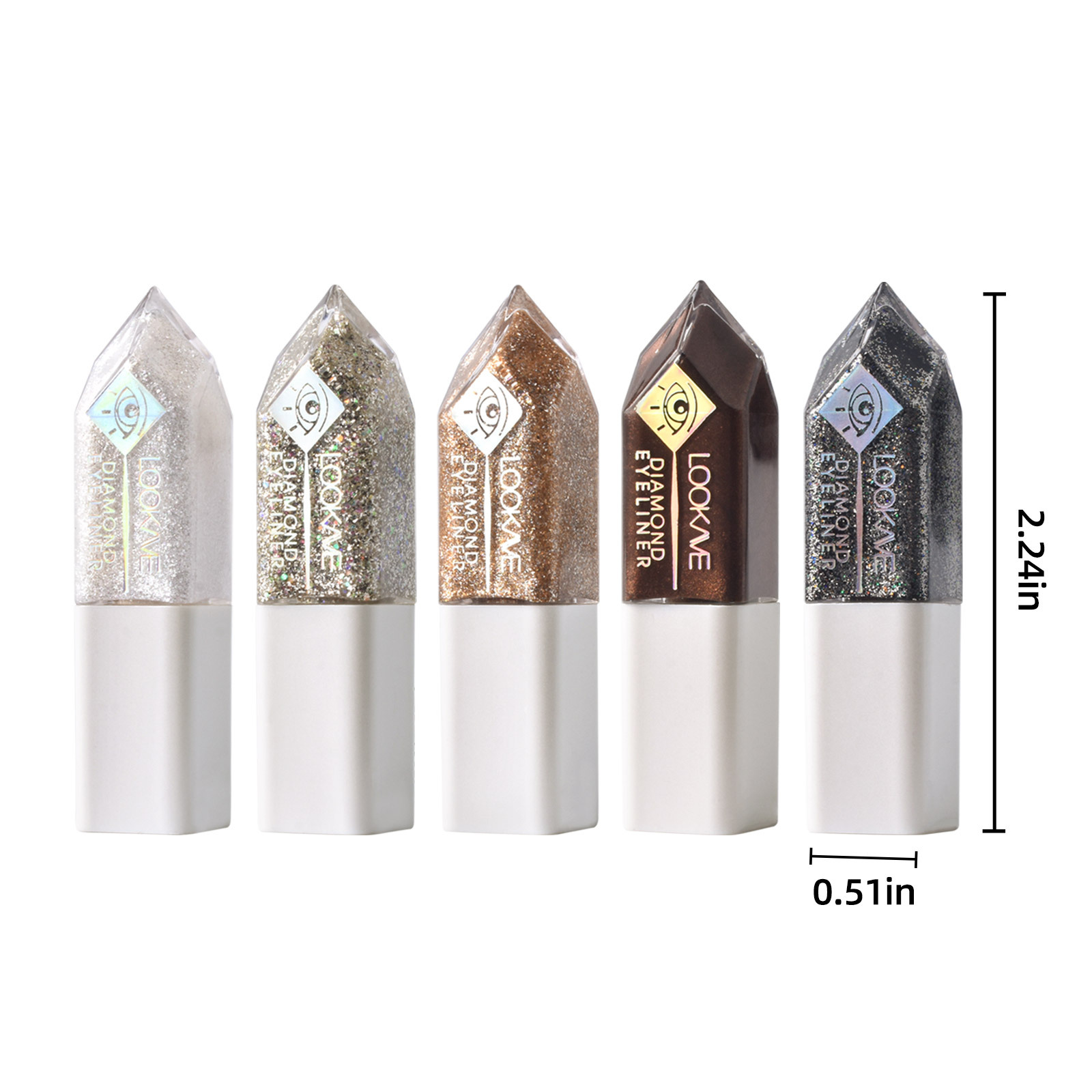 10g Weight liquid eyeliner Type Of Cosmetics 1 Piece, 1 Set Quantity Plastic Material Solid Color Pattern Simple Style Style Simple Style Solid Color Plastic Liquid Eyeliner 1 Piece 1 Set 3