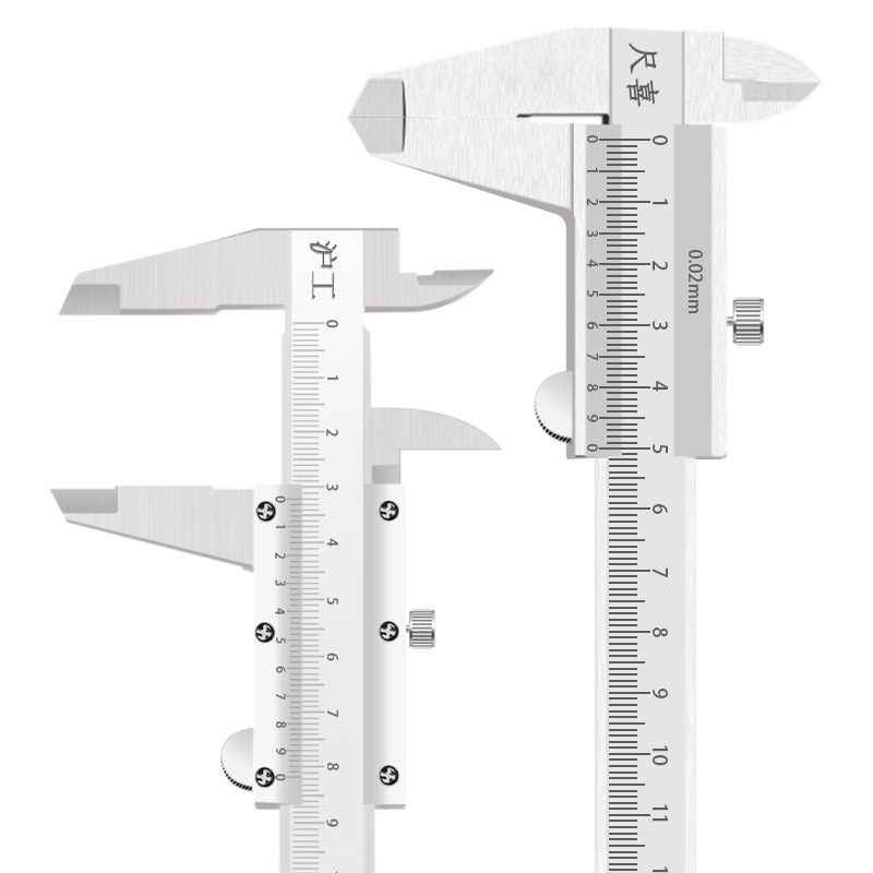 批发200四用卡尺  教学卡尺测量卡尺 厂家直发工业级游标卡尺