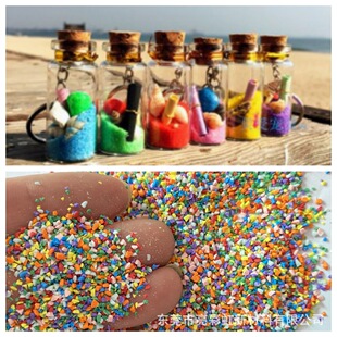Colorful Snowflake Particles, Starry Sky Wishing Bottles, Quicksand Hangings, Bottled Colorfuled Snowflake Powder, Handicrafts, White Snowflake Powder