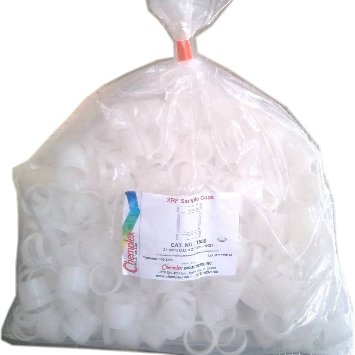 Chemplex с двойным открытием 1530, тест для экспериментов по анализа EDX, коробка для образцов ROHS