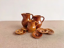 云南土陶罐粗陶泡茶罐茶艺泡茶壶民族工艺全手工餐饮具茶具公道杯