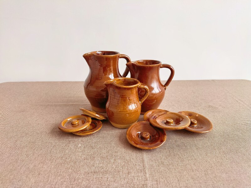 Yunnan Earthenware Pot, Stoneware Tea Pot, Tea Art Tea Pot, Ethnic Craft, Fully Handmade Tableware, Tea Set, Fair Cup