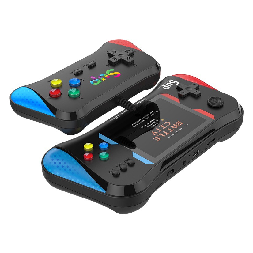 Nueva máquina de juego de mano SUP 500 en uno retro nostálgico clásico mini niños de mano doble ventas directas de fábrica
