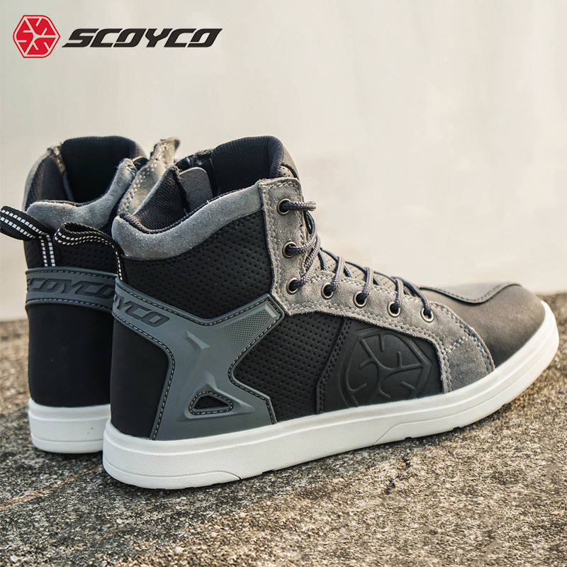 Saiyu botas de montar en motocicleta carreras de motos Caballero equipo Zapatos resistentes a la caída de los hombres Four Seasons zapatos de tablero a juego de verano