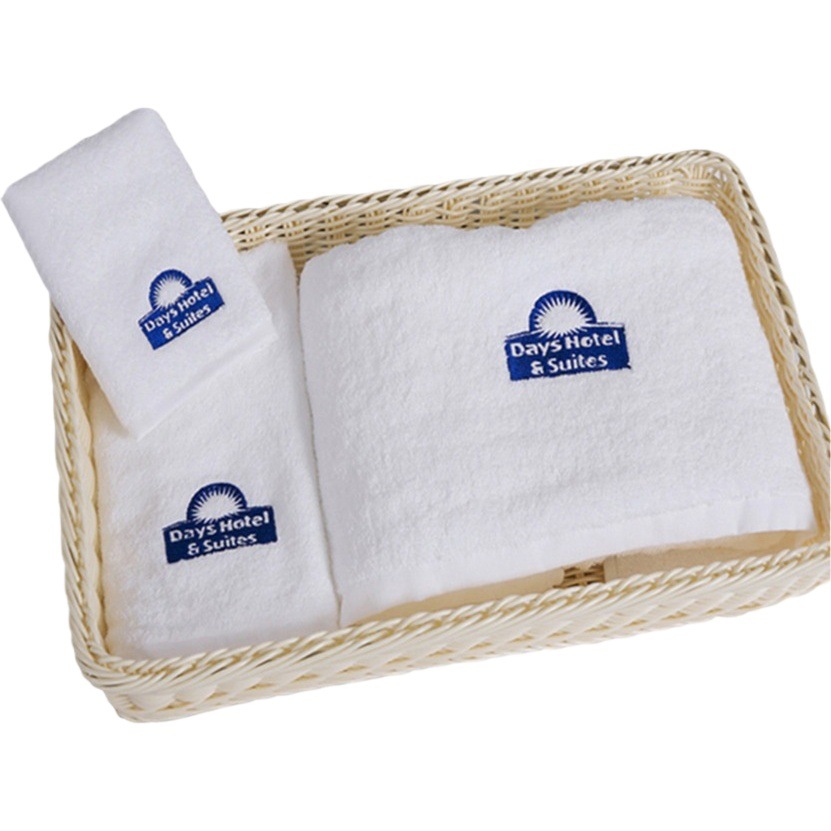 Hotel Towel Pure Cotton Wholesale Beauty Salon Hotel Towel Pure Cotton White Absorbent Thickened Five-Star Hotel Bath Towel