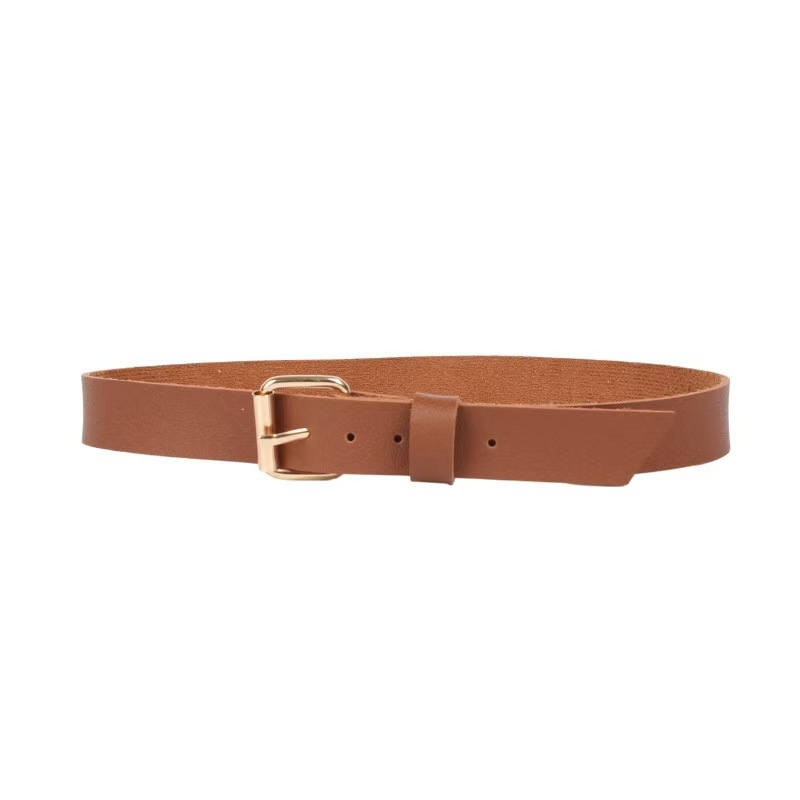 Cross-Border Simple Versatile Decorative Hat with Adjustable Hatband, Hat Accessory, Skirt Belt, Cowboy Hat with Pin Buckle Belt
