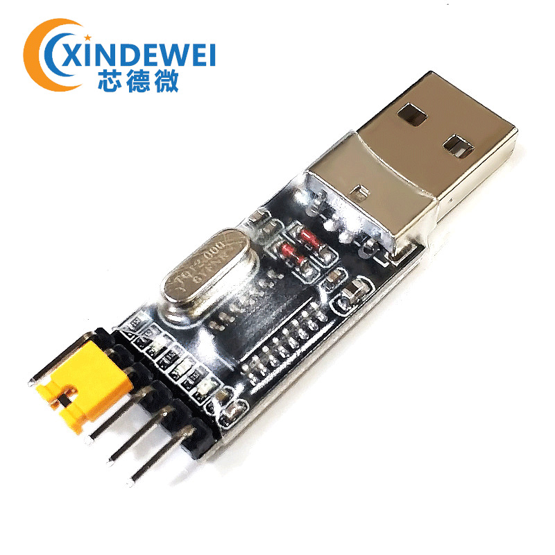 CH340G模块 USB转TTL 转串口 中九升级小板 刷机线 STC下载 模块